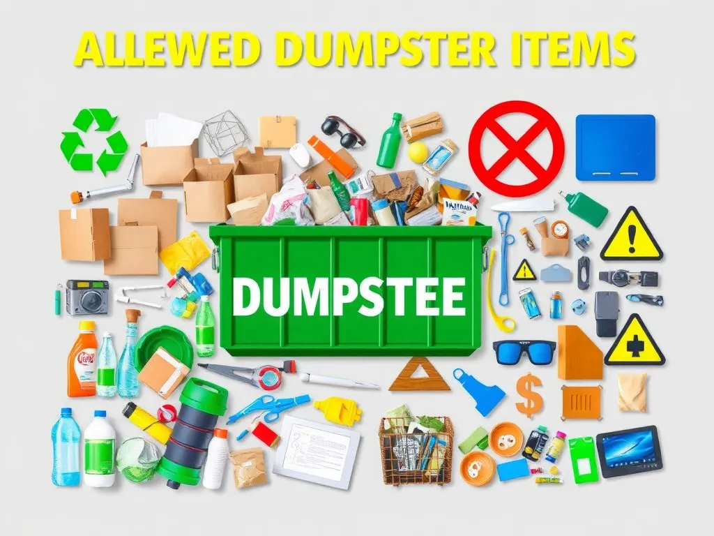 What Are Allowed Dumpster Items? Complete Guide for Disposal